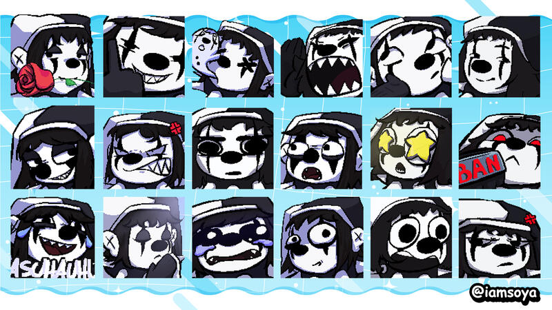 Soya, a Boba da Corte; emotes Soya, a Boba da Corte; emotes
